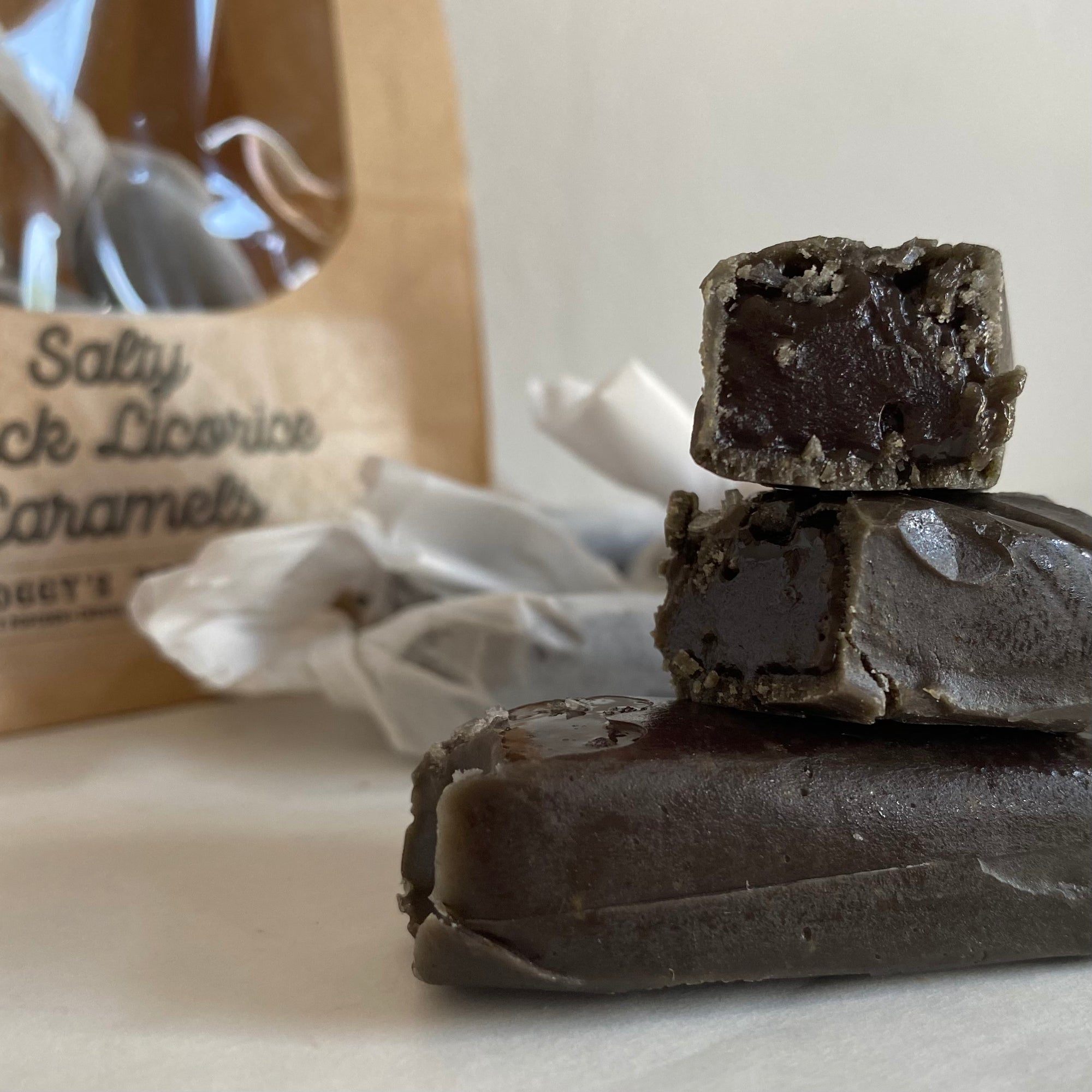 Salty Black Licorice Caramel